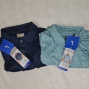 Greg Norman Mens LARGE L LOT POLO SHIRTS GOLF